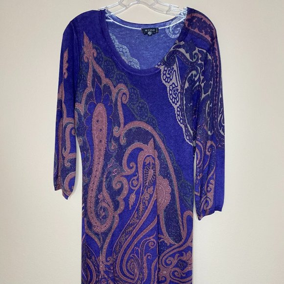 etro milano paisley print sweater dress - Picture 1 of 6